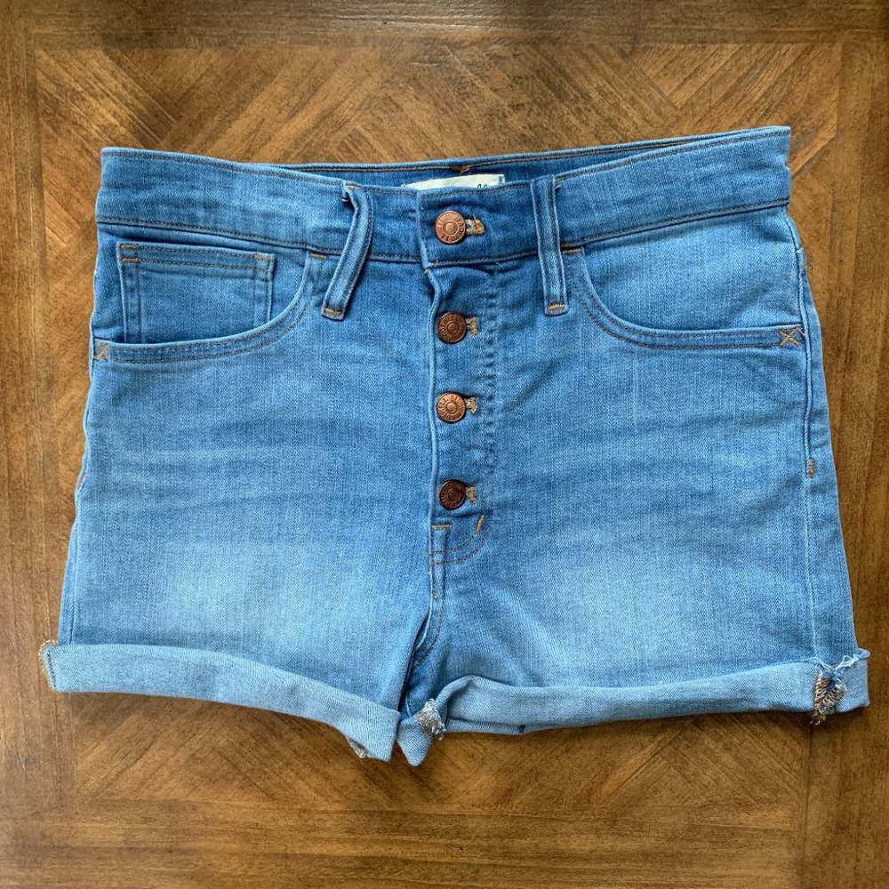 Roadtripper Jean Shorts in Pollard Wash: Button-Front Edition